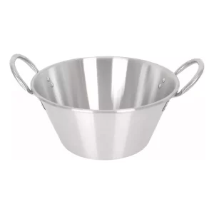 Cazo Olla De  Acero Inoxidable De Uso Profesional 42x18.5 Cm