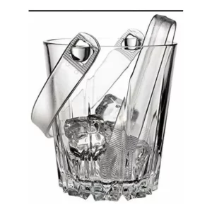 10 Hieleras Vidrio  Con Pinzas Restaurante Bar Hotel