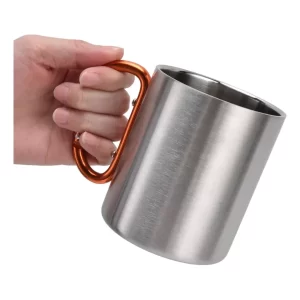 12 Tazas De Acero Inoxidable 360 Ml