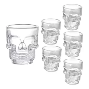 144 Vasos Calavera Cráneo Tequileros Caballitos Shot 80ml