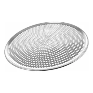 2 Charolas Perforadas Para Pizza De 45 Cm De Diámetro