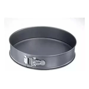 2 Molde Desmontable Antiadherente 24cmx6.8 Cm De Altura Color Negro