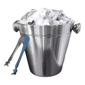 22 Hieleras Mesa  1.4 Litros Con Pinzas Acero Inoxidable