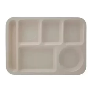 24 Platos Melamina 6 Divisiones Beige, Comedor, Guardería