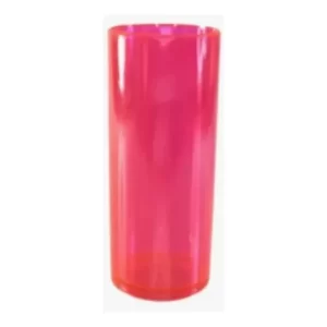 24 Vaso Policarbonato  Rosa Traslúcido 12 Oz