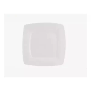 25 Platos Blanco Plástico Rígido 20 Cm