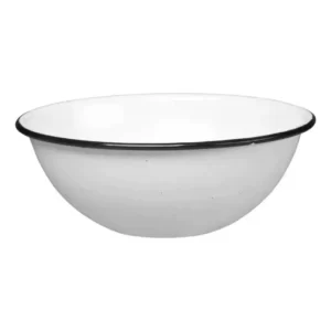 6 Tazones De Peltre Negro, Blanco O Azul Capacidad 1/2 Litro