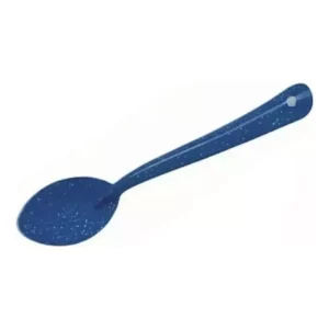 80 Cucharas Peltre 15 Cm Largo Azul Jaspeado