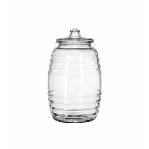 Barril Vitrolero  De Cristal De 2 Litros