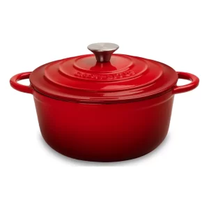 Batería De Cocina De Hierro Fundido Color Rojo