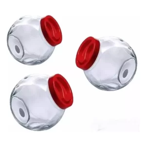 Brocales Dulceros Especieros Mini 200 Ml 10 Pz Color Rojo