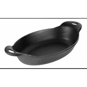 Cacerola De Cocina Oval Hierro Fundido 15 X 20 Cm 10 Piezas
