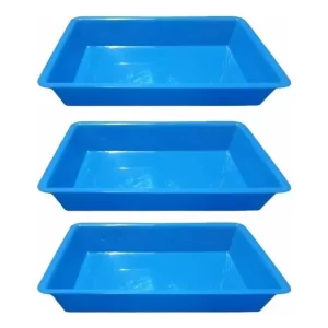 Charola Organizadora De Comida (juego De 3 Piezas)33.5x24x5.