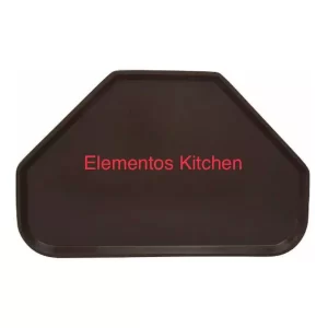 Charola Trapezoidal Triangular 34*48cm Fibra De Vidrio 10 Pz