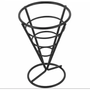 Cono Para Papas, Wafles, Crepas 18 X 11.5 Cm Grande 5 Pz