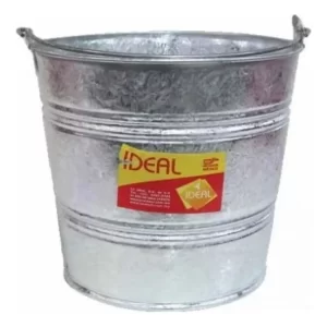 Cubeta De Lámina Galvanizada Ideal #10  8 Litros