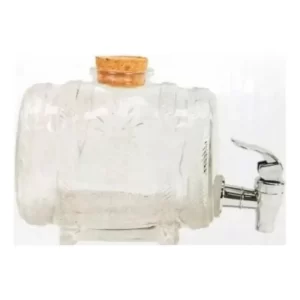 Dispensador Bebidas Barril Con Corcho Y Llave  2 Piezas
