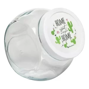 Dispensador Dulces Galletas Vidrio  1.5 Litros