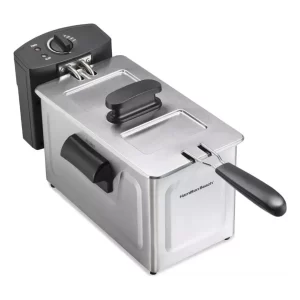 Freidora De Aceite Hamilton Beach 3 Litros Acero Inoxidable