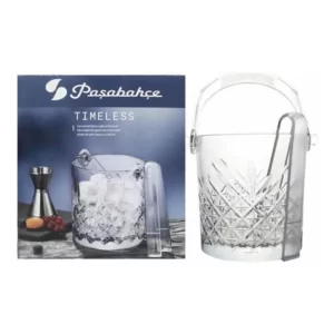 Hieleras Vidrio Con Pinzas 1 Litro Timeless 5 Pz
