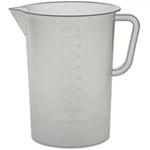Jarra De Polipropileno De Propileno Graduada 3 Litros 5 Pz