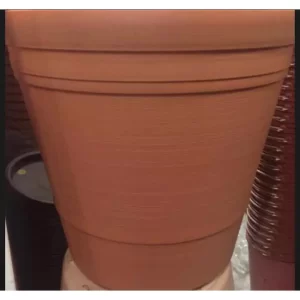 Macetas Artesanales Súper Jumbo 70 Litros 5 Pz Color Barro Liso