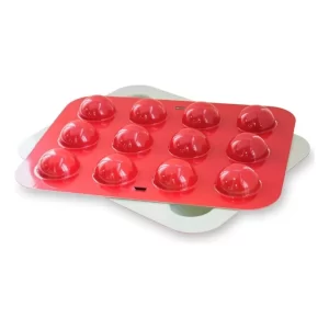 Molde Para Cake Pops 12 Espacios Nordicware Color Rojo
