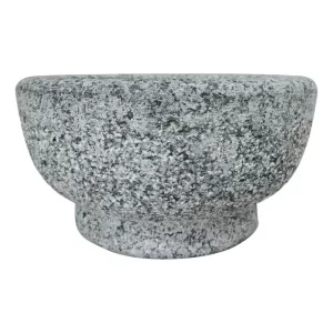 Mortero Molcajete Grande 20 Cm Diámetro Con Mazo