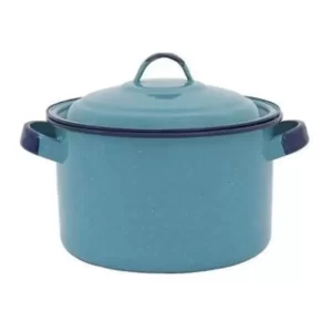 Olla 20 Litros Acero Vitrificado ( Peltre) Cinsa