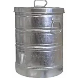Olla Bote Tamalero De Aluminio Galvanizado De 53 Litros