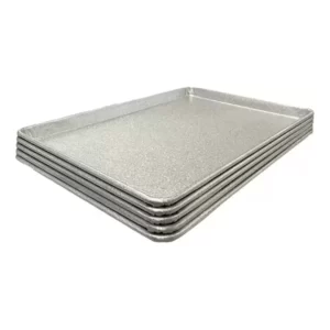 Paquete De 5 Charolas 35×50 Hornear Panadería Galletas