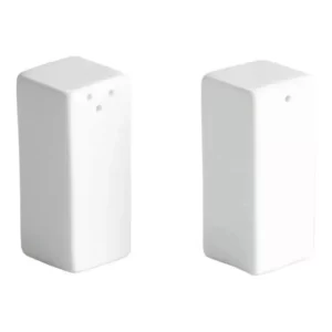Pimientero Salero Porcelana Cubo Chico  10  Piezas
