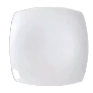 Plato Porcelana Blanco Cuadrado Sin Ala 30 Cm 24