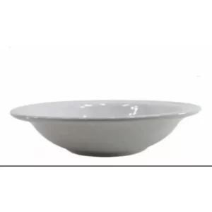 Plato Sopero 21 Cm Ceramica Uso Rudo Blanco 10 Piezas