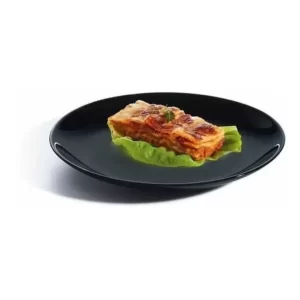 Plato Trinche Negro 27 Cm 50 Piezas Opal Frances