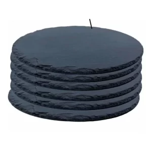 Platos Piedra Pizarra 30 Cm Redondos 15
