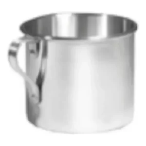 Pocillo De .93 Litros De Aluminio Triple Fuerte Color Gris