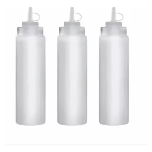 Set 6 Botellas Dispensadora P/ Aderezos Salsa 32 Oz