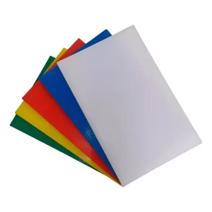 Tabla De Picar Rectangular 45x30 Polietileno Resistente 5 Pz