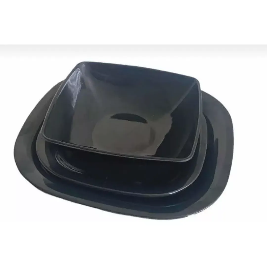 vajilla-de-melamina-negra-gruesa-para-32-comensales-96-pz