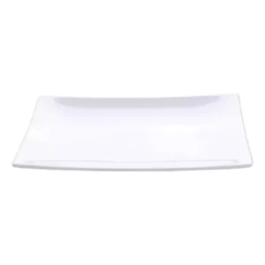 Vajilla Plato Porcelana Rectangular 8 Platos