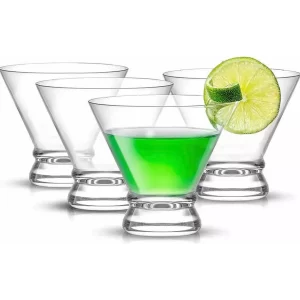 Vaso Para Martini De Policarbonato 24 Pz Color Transparente