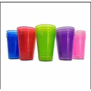 Vasos De Plástico Duro Para Fiesta Re Utilizables 60 Piezas