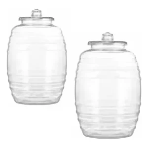 Vitrolero 10 Litros Con Tapa 4 Piezas