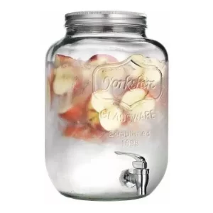 Vitrolero Vintage Estilo Mason Jar 8 Litros 2 Pz